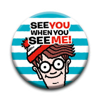 Thumbnail for Where's Waldo? - See you Round Pinback Button (1.25