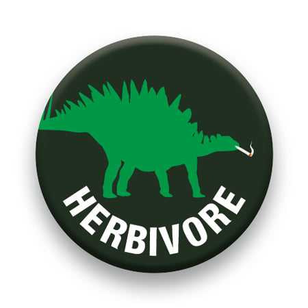Dinosaurs - Herbivore Round Pinback Button (1.25") – 6 PC PPK
