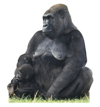 Thumbnail for Life-size Mother and Child Gorillas Cardboard Cutout