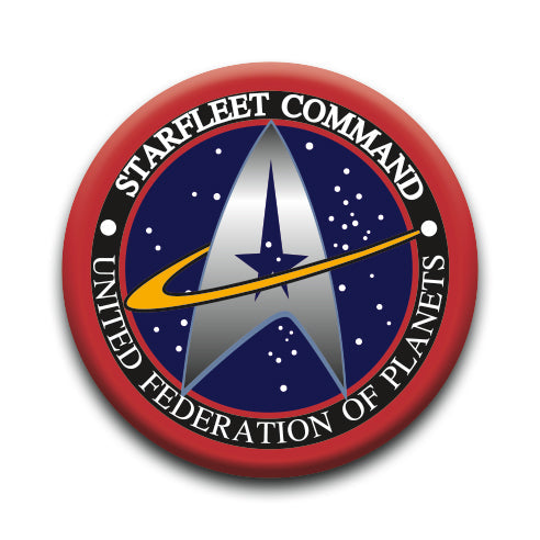 Star Trek - Starfleet Logo Round Pinback Button (1.25") – 6 PC PPK