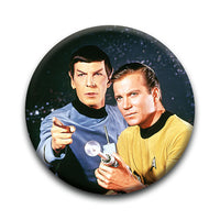 Thumbnail for Star Trek - Spock & Kirk Round Pinback Button (1.25