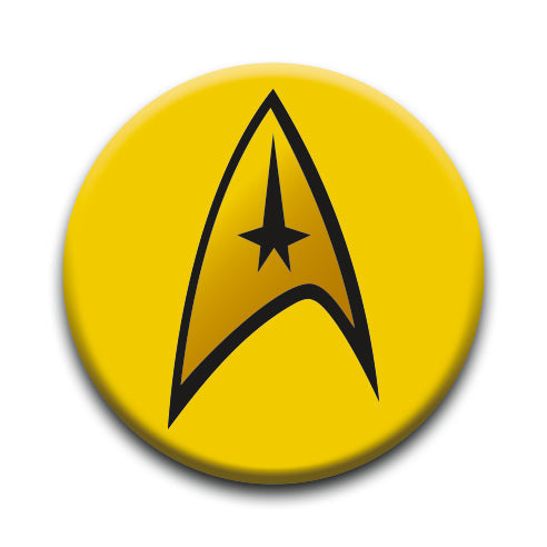 Star Trek - Captain Logo Round Pinback Button (1.25") – 6 PC PPK