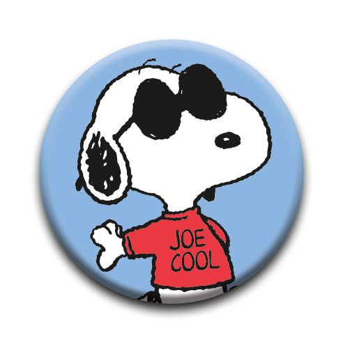 Peanuts Joe Cool Round Pinback Button (1.25") – 6 PC PPK