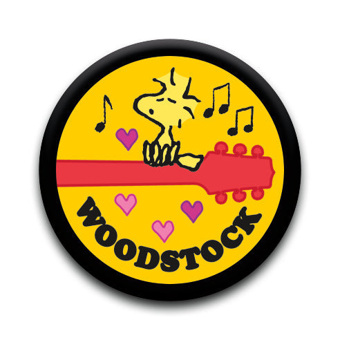 Peanuts - Woodstock Round Pinback Button (1.25") – 6 PC PPK