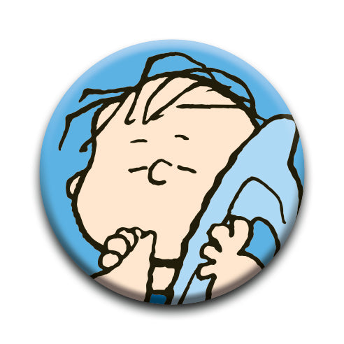 Peanuts - Linus Face Round Pinback Button (1.25") – 6 PC PPK