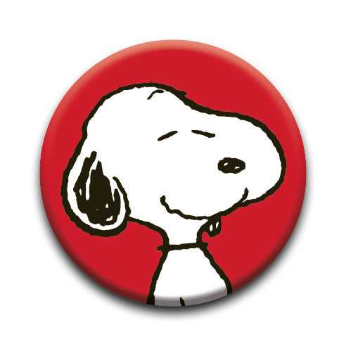 Peanuts - Snoopy Face Round Pinback Button (1.25") – 6 PC PPK