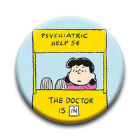 Thumbnail for Peanuts - Lucy Doctor Round Pinback Button (1.25