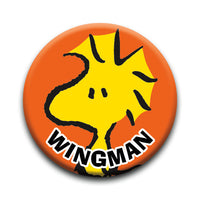 Thumbnail for Peanuts - Wingman Round Pinback Button (1.25