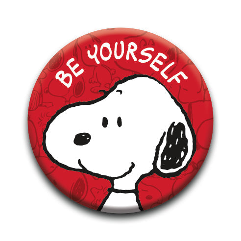 Peanuts - Be YoursElf Round Pinback Button (1.25") – 6 PC PPK