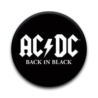 Thumbnail for AC/DC - Back in Black Round Pinback Button (1.25