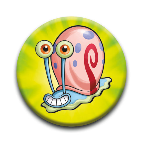 SpongeBob SquarePants - Gary Round Pinback Button (1.25") – 6 PC PPK