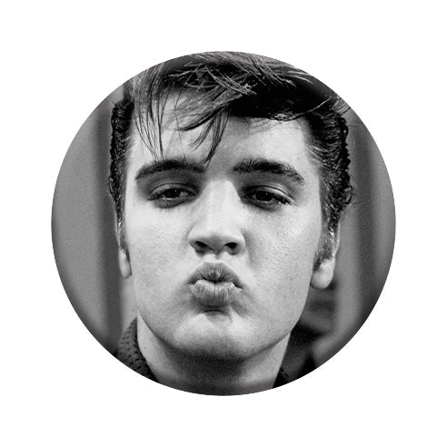 Elvis Presley - Smooch Round Pinback Button (1.25") – 6 PC PPK