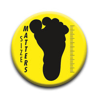 Thumbnail for Bigfoot - Size Matters Round Pinback Button (1.25
