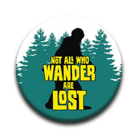 Thumbnail for Bigfoot - Wander Round Pinback Button (1.25