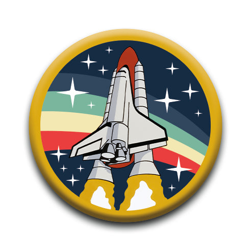 NASA - STS-27 Shuttle Round Pinback Button (1.25") – 6 PC PPK