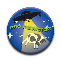 Thumbnail for Aliens - Pro Abductor Round Pinback Button (1.25