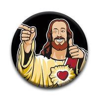 Thumbnail for Jay & Silent Bob - Buddy Christ Round Pinback Button (1.25