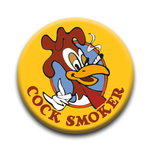 Jay & Silent Bob - Cock Smoker Round Pinback Button (1.25") – 6 PC PPK