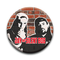 Thumbnail for Jay & Silent Bob - Graffiti Round Pinback Button (1.25