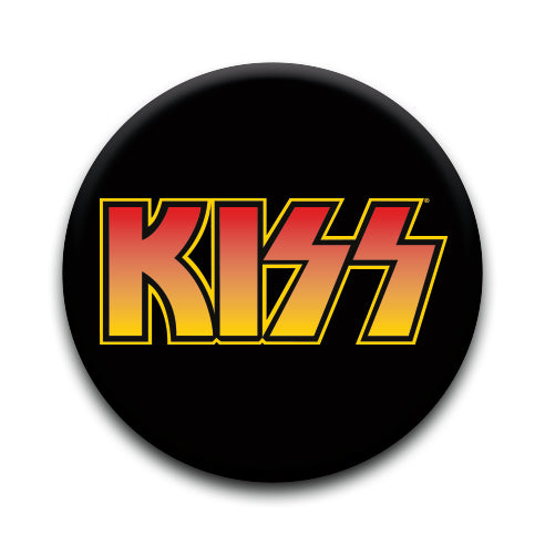 KISS - Logo Round Pinback Button (1.25") – 6 PC PPK