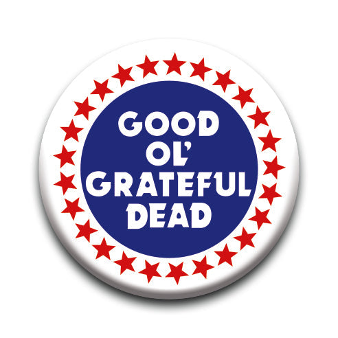 Grateful Dead - Good Ol' Round Pinback Button (1.25") – 6 PC PPK