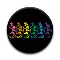 Thumbnail for Grateful Dead - Dancing Skeletons Round Pinback Button (1.25