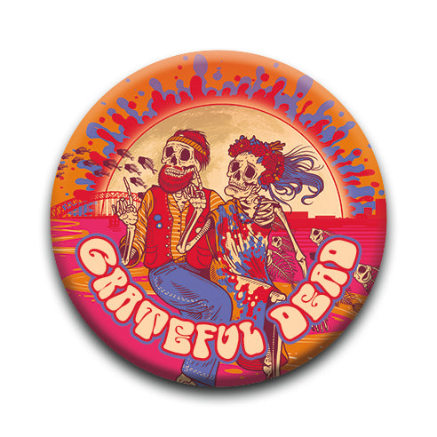 Grateful Dead - Sunset Round Pinback Button (1.25") – 6 PC PPK