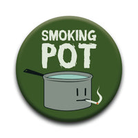 Thumbnail for Weed - Smoking Pot Round Pinback Button (1.25