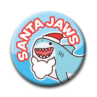 Thumbnail for Christmas - Jaws Round Pinback Button (1.25