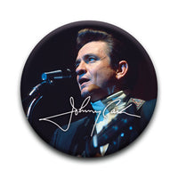 Thumbnail for Johnny Cash - Signature Round Pinback Button (1.25