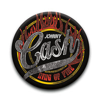 Thumbnail for Johnny Cash - Ring of Fire Round Pinback Button (1.25