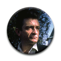 Thumbnail for Johnny Cash - Headshot Round Pinback Button (1.25
