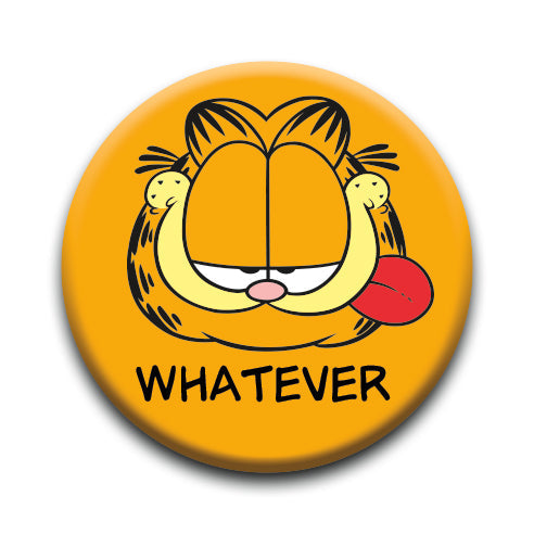 Garfield - Whatever Round Pinback Button (1.25") – 6 PC PPK