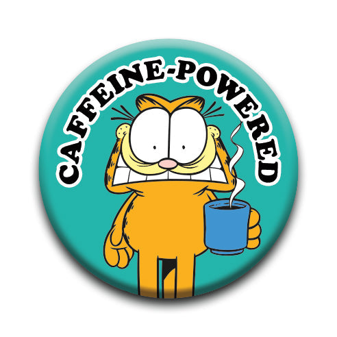 Garfield - Caffeine Round Pinback Button (1.25") – 6 PC PPK