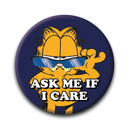 Garfield - Ask Me Round Pinback Button (1.25") – 6 PC PPK
