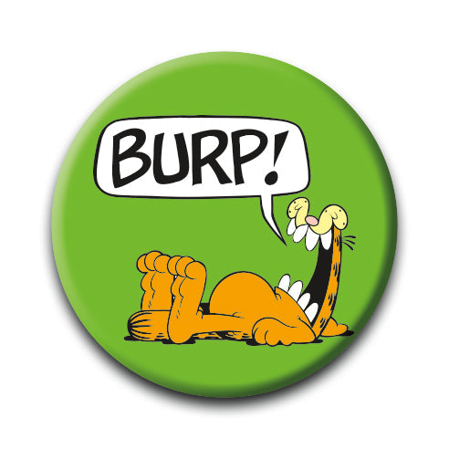Garfield - Burp Round Pinback Button (1.25") – 6 PC PPK