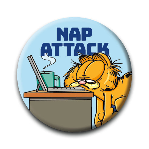 Garfield - Nap Round Pinback Button (1.25") – 6 PC PPK