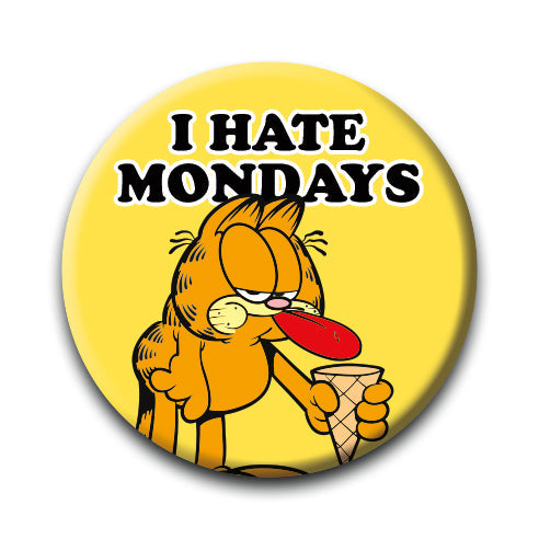 Garfield - Mondays Round Pinback Button (1.25") – 6 PC PPK