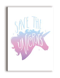 Thumbnail for Unicorns - Save The Unicorns Flat Magnet (2.5