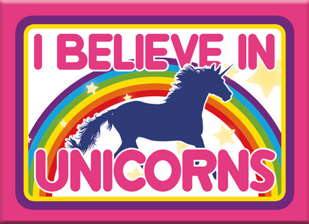 Unicorns - I Believe In Unicorns Flat Magnet (2.5" x 3.5") – 6 PC PPK