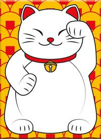 Thumbnail for Lucky Cat - Coins Flat Magnet (2.5