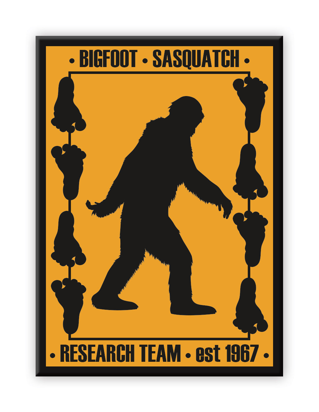 Bigfoot - Research Flat Magnet (2.5" x 3.5") – 6 PC PPK