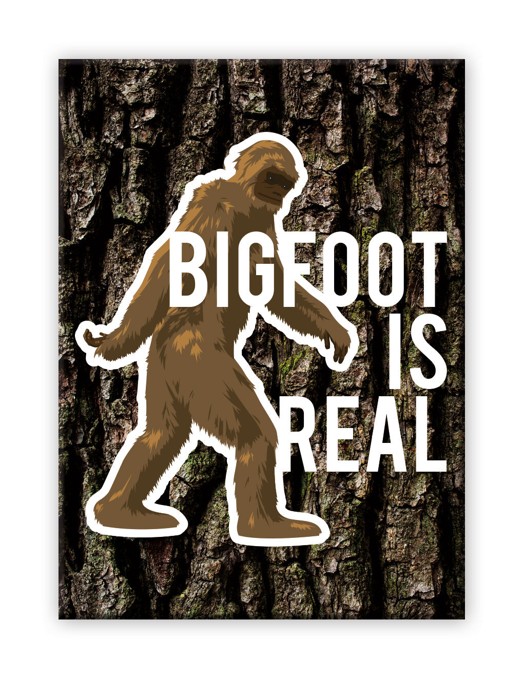 Bigfoot - Real Flat Magnet (2.5" x 3.5") – 6 PC PPK