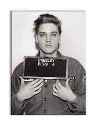 Thumbnail for Elvis Presley - Enlistment Photo Flat Magnet (2.5