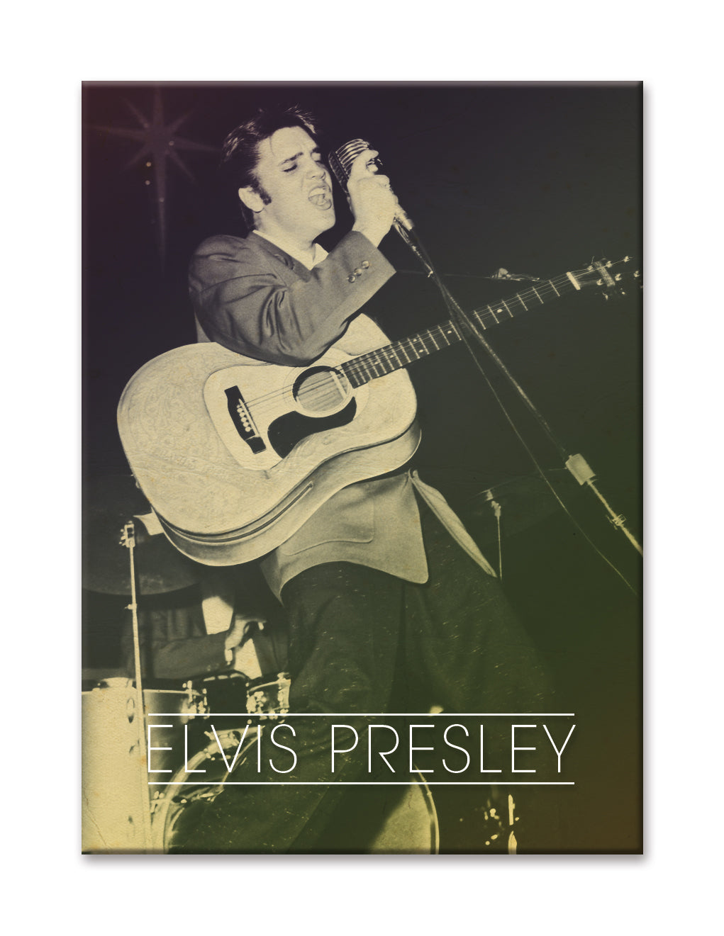 Elvis Presley - Hound Dog Flat Magnet (2.5" x 3.5") – 6 PC PPK