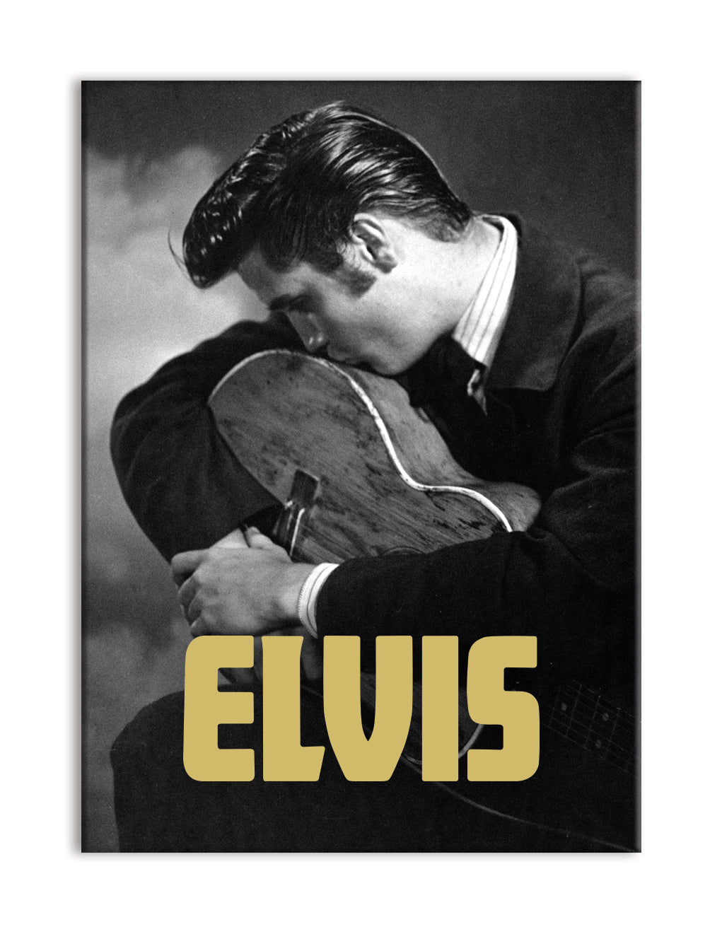 Elvis Presley - Black & White Flat Magnet (2.5" x 3.5") – 6 PC PPK