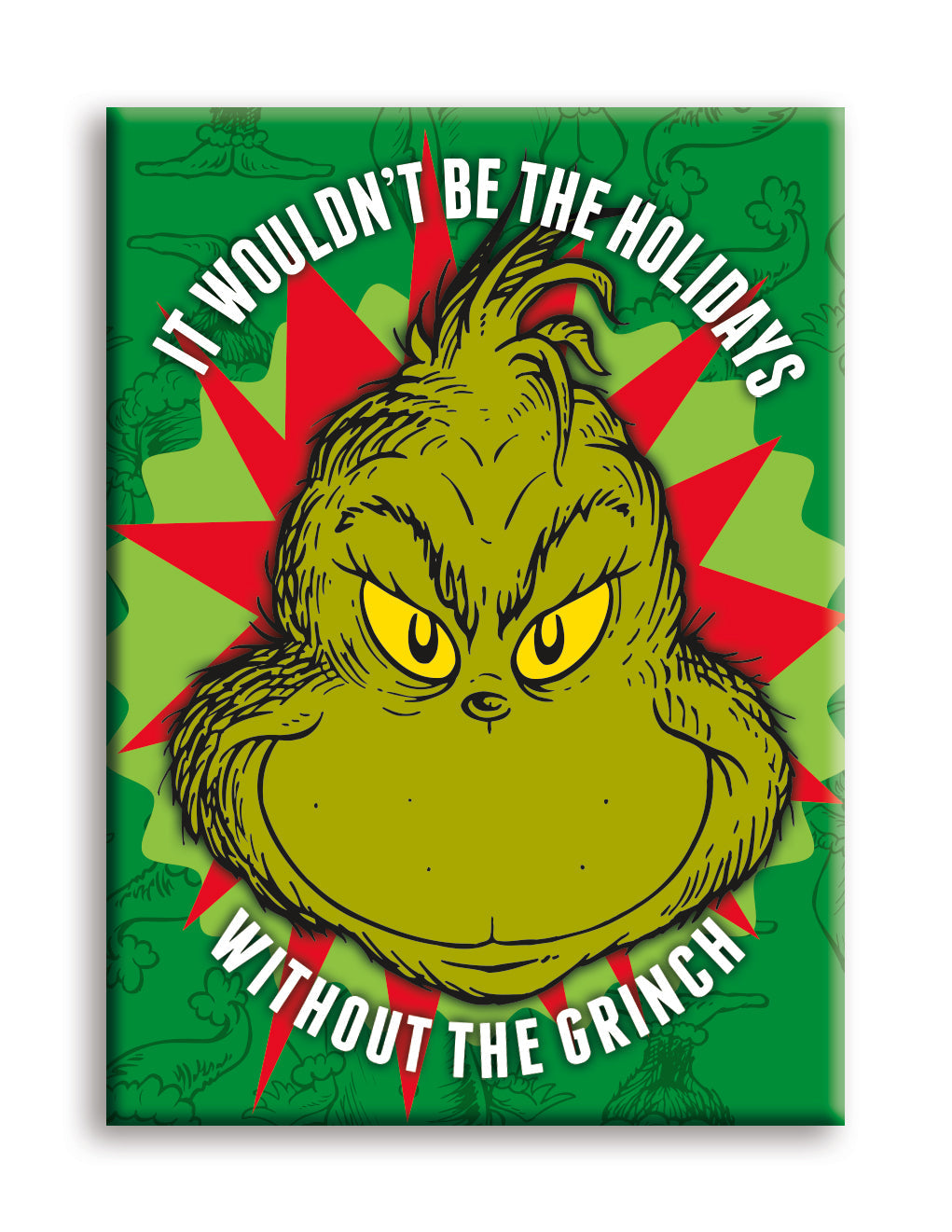 Grinch - Christmas Without Flat Magnet (2.5" x 3.5") – 6 PC PPK