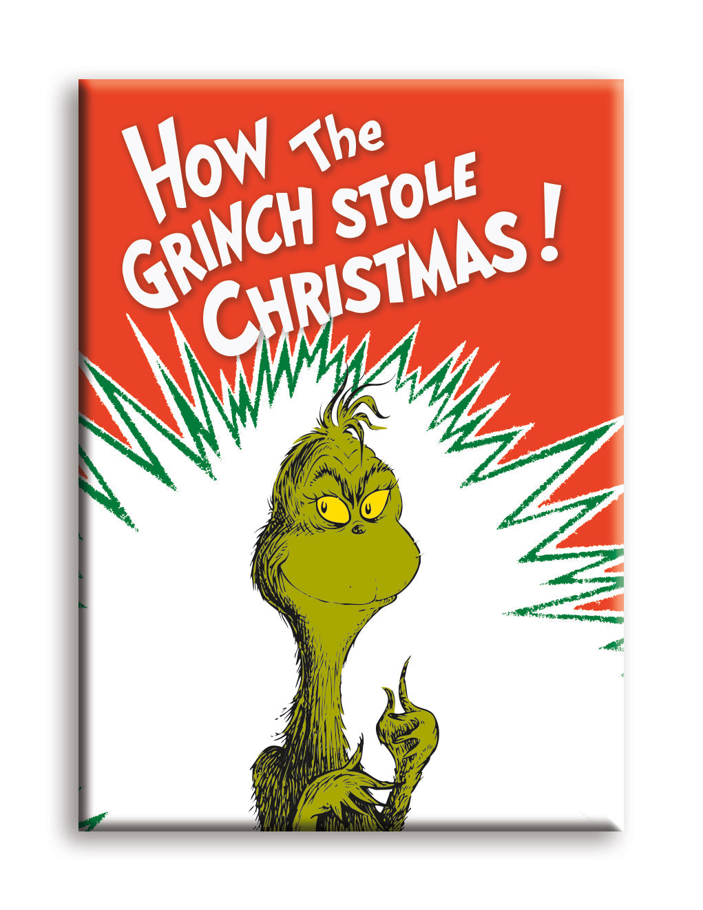 Grinch - Christmas Close Up Flat Magnet (2.5" x 3.5") – 6 PC PPK