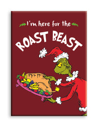 Thumbnail for Grinch - Christmas Roast Beast Flat Magnet (2.5