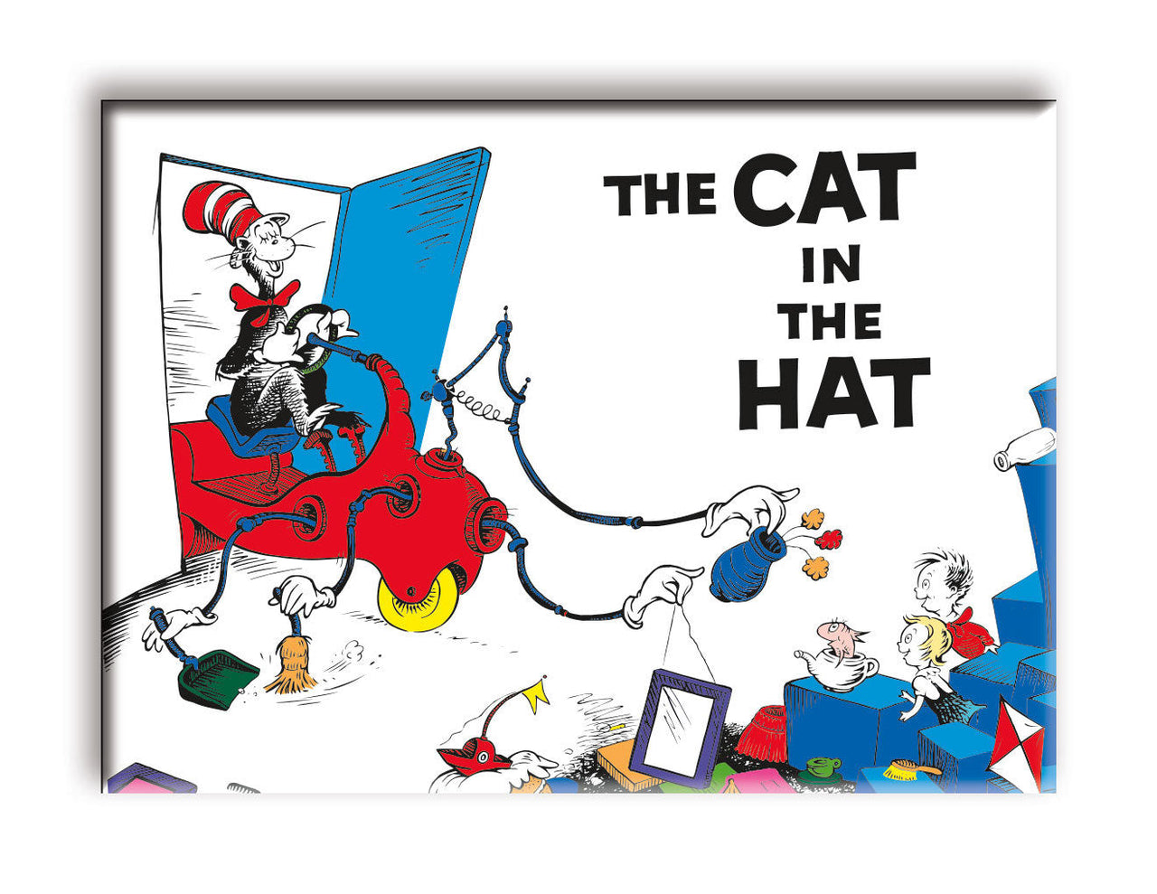 Cat in The Hat - Clean Up Flat Magnet (2.5" x 3.5") – 6 PC PPK